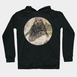 New York City Birds Map Hoodie